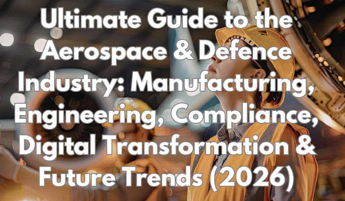 Ultimate Guide to the Aerospace & Defence Industry: Manufacturing, Engineering, Compliance, Digital Transformation & Future Trends (2026)