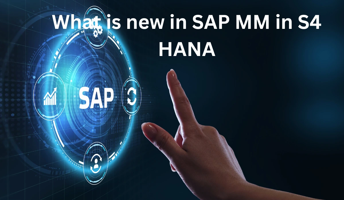 What is new in SAP MM in S4 HANA